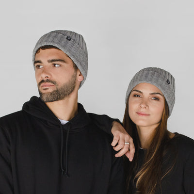 Gorro Gris Poliester Reciclado