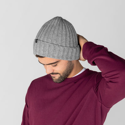 Gorro Gris Poliester Reciclado