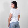 Polera blanca algodón orgánico mujer