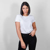 Polera blanca algodón orgánico mujer