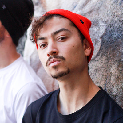 Gorro Rojo Punto Fino