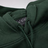 Polerón hoodie verde algodón orgánico
