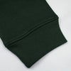Polerón hoodie verde algodón orgánico
