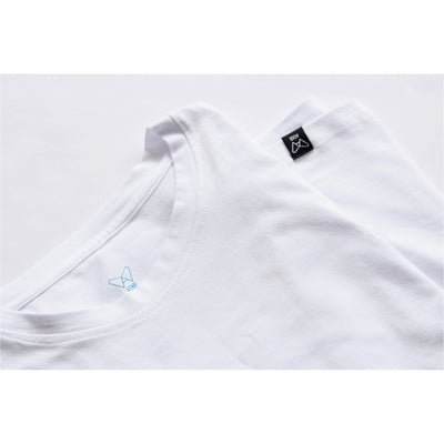 Polera blanca algodon deals