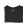 Polera negra algodón orgánico hombre
