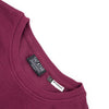 Polerón burdeo crew neck algodón orgánico