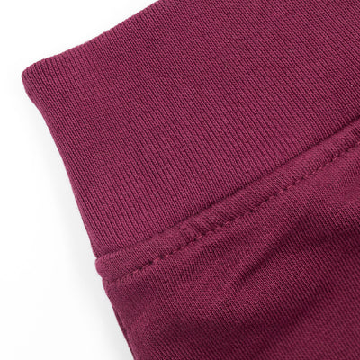 Polerón burdeo crew neck algodón orgánico