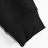 Polerón hoodie negro algodón orgánico