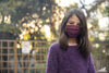Mascarilla Burdeo puntos Kids