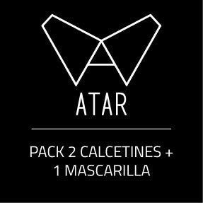 Pack 2 calcetines y 1 mascarilla (obtén 15%OFF) desde