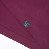 Polera burdeo algodón orgánico hombre