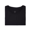 Polera negra algodón orgánico mujer