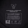 Polera negra algodón orgánico mujer